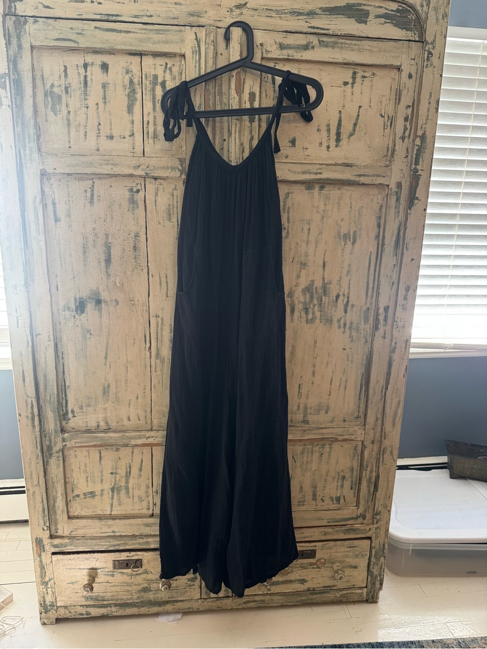 Coniglio Palm Beach Black Jumpsuit with Belt